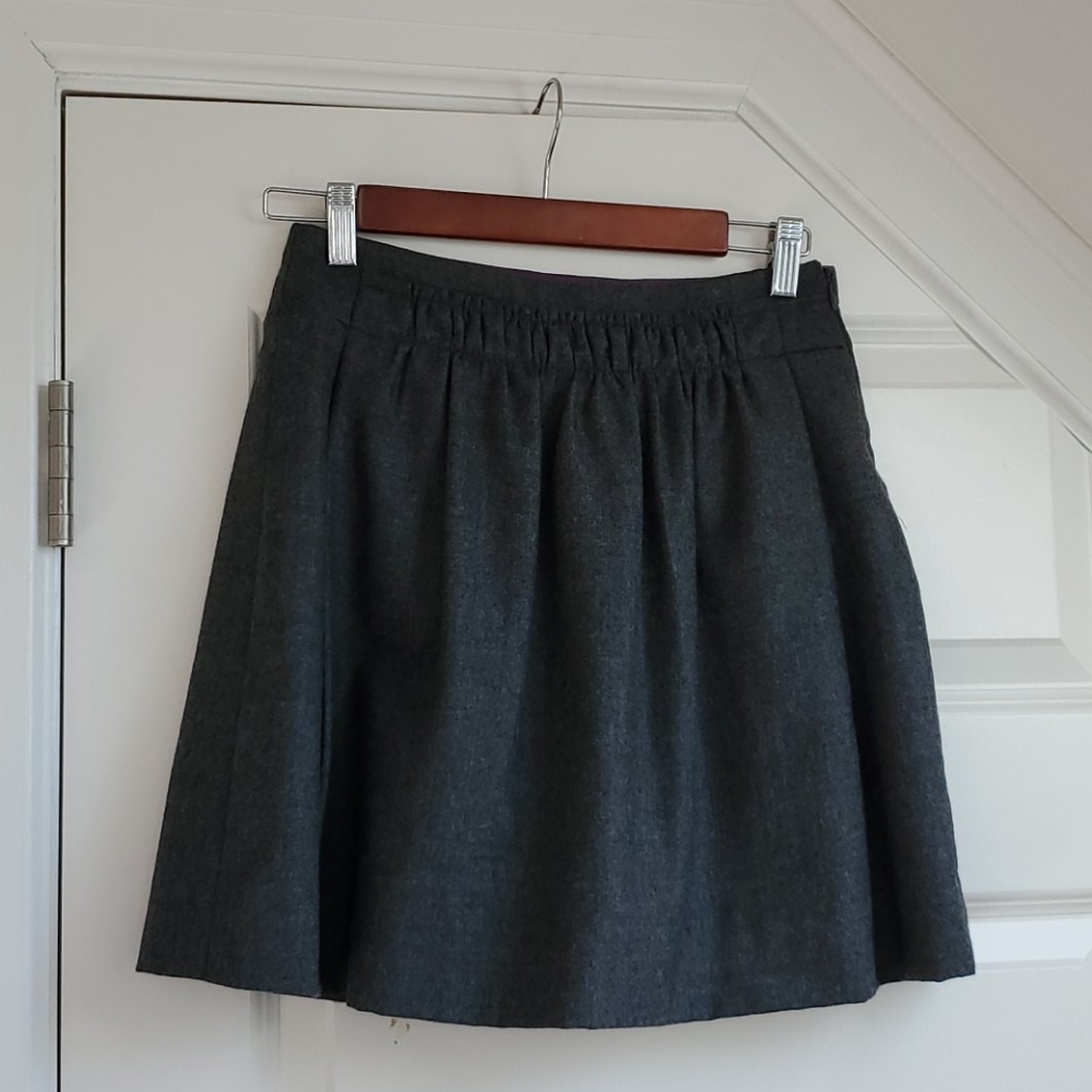 J Crew wool mini skirt, size 4